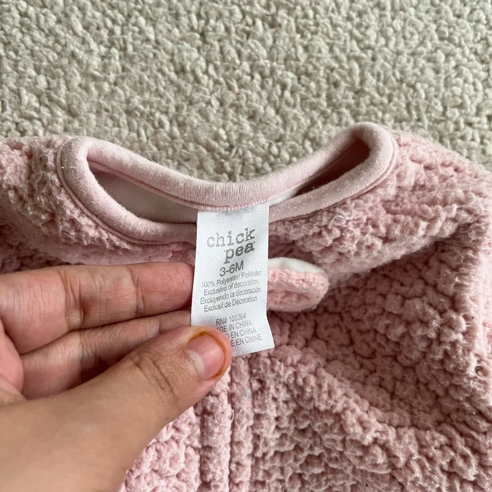 Chick Pea Pink Sherpa Sleep Sack